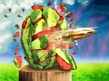 Watermelon Shooting 3D game background