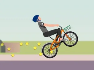Wheelie Biker game background