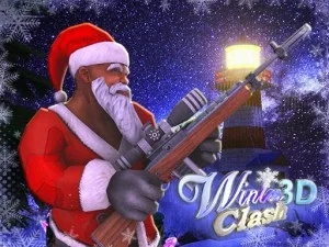 Winter Clash 3D game background