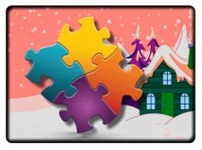 Winter Jigsaw Time game background