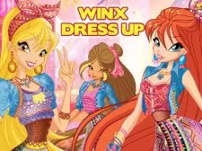 Winx Club: Dress Up game background