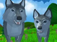 Wolf Simulator Wild Animals 3D game background
