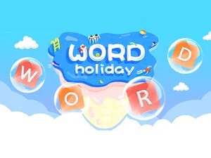 Palavra feriado game background