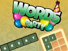 Words Party game background