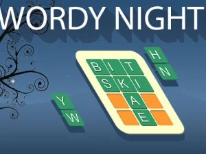 Wordy Night game background