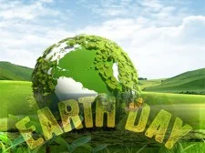 World Earth Day Puzzle game background
