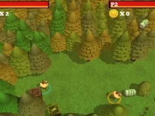 Worms Combat Coop game background