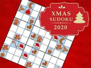 Xmas 2020 Sudoku game background