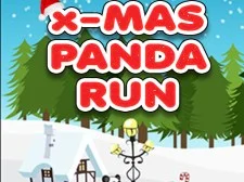 Xmas Panda Run game background