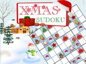 Xmas Sudoku game background