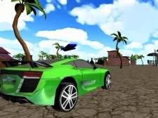 Xtreme Beach Car Racing game background