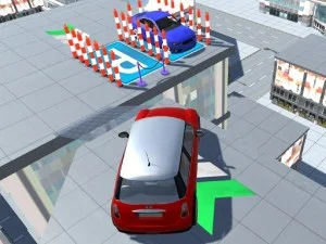 Xtreme Sky Car Parking game background