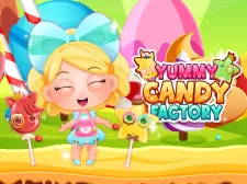 Yummy Candy Factory game background