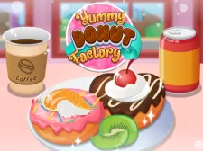 Yummy Donut Factory game background