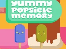Yummy Popsicle Memory game background