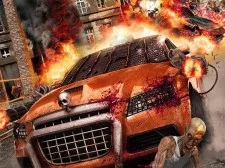 Zombie Dead Highway Car Race Game game background