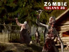 Zombie Island 3D game background