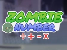 Zombie Number game background