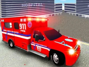 Simulador de ambulância da cidade