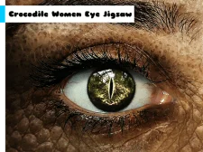 Crocodile Women Eye Jigsaw