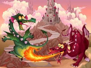 Mémoire de dragons de conte de fées