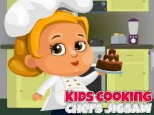 Barn matlagning kockar pussel