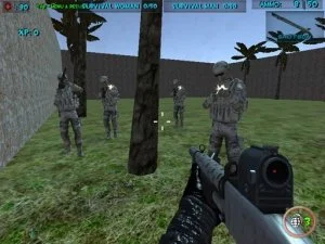 Multiplayer survival gelombang zombie