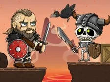 Vikinger vs skeletter.